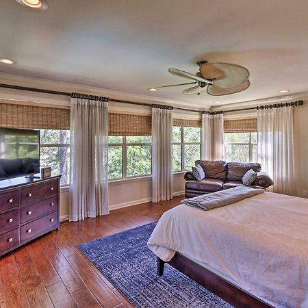 Luxury Hot Springs Oasis On Lake With Private Dock! Extérieur photo