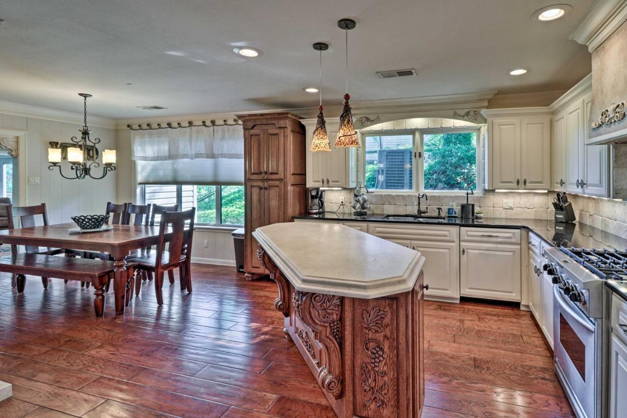 Luxury Hot Springs Oasis On Lake With Private Dock! Extérieur photo